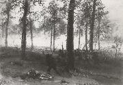 Alfred R. Waud Battle of Chickamauga painting